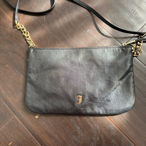 Juicy couture totally Stylish Gray and Pink Crossbody Bag sequins glam y2k - Picture 3 of 8